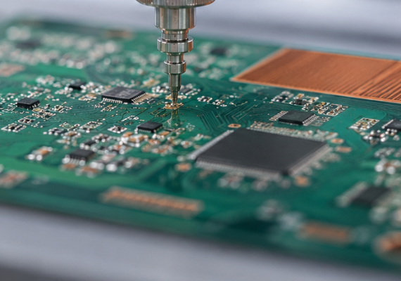 HDI flex PCB manufacturing process for aerospace