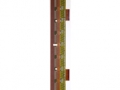 6 Layer Rigid-Flex Circuit with 3 mil line/3 mil space with kapton stiffener